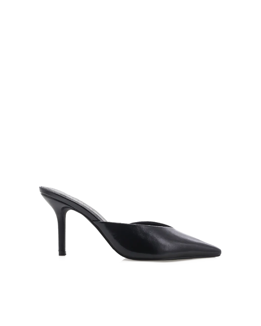 KAREY - BLACK SHINE Gold High Heels Flexible Sole
