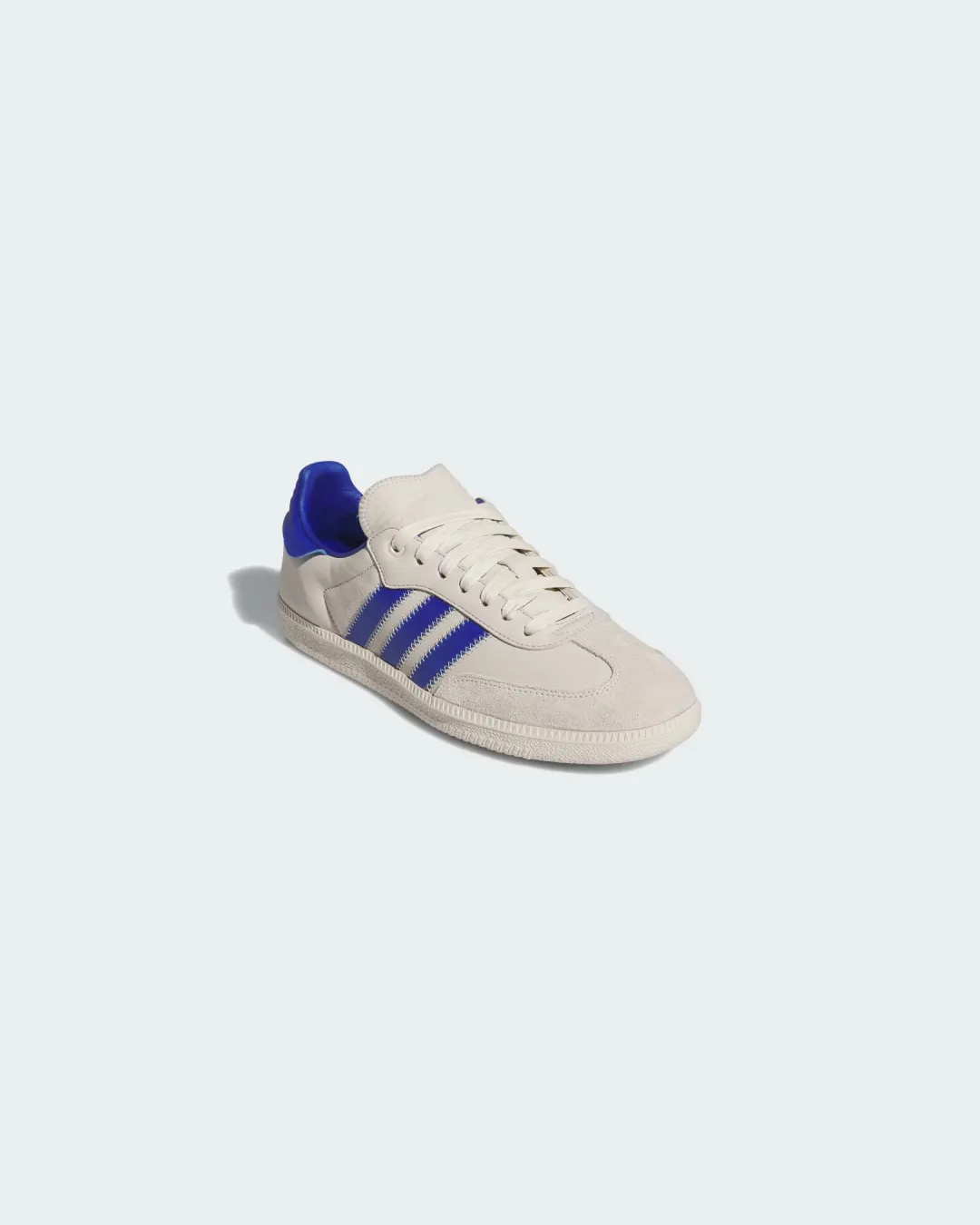 Pharrell x Adidas Humanrace Samba Royal Blue Alumina Sneakers rocker - sole shoes stretchy - upper shoes