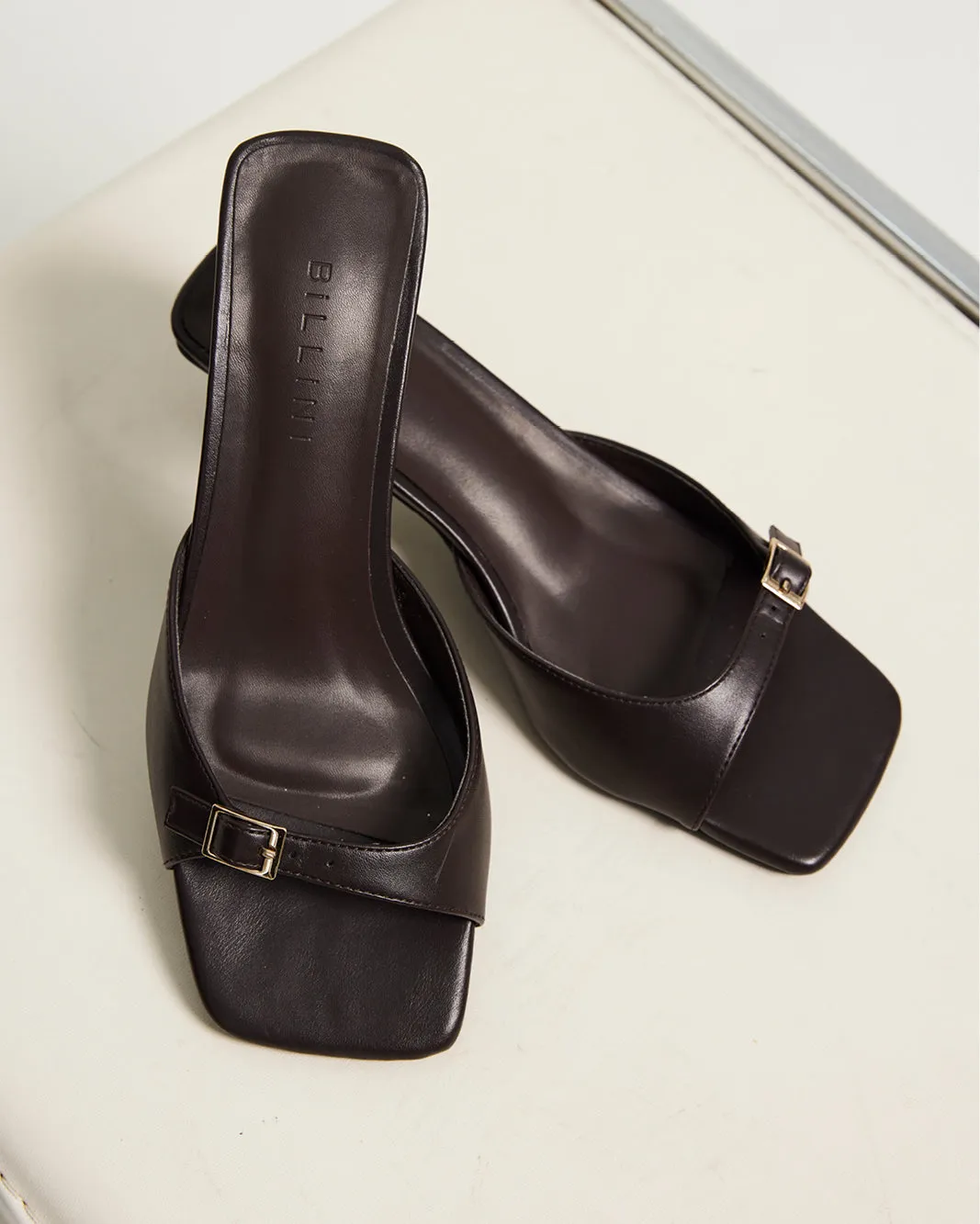 Sturdy Build Boho Chic Heels TILDEN - DARK CACAO
