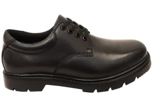 Florsheim Mens Patrol EE Extra Wide Leather Lace Up Comfortable Shoes Low Arch Stable construction