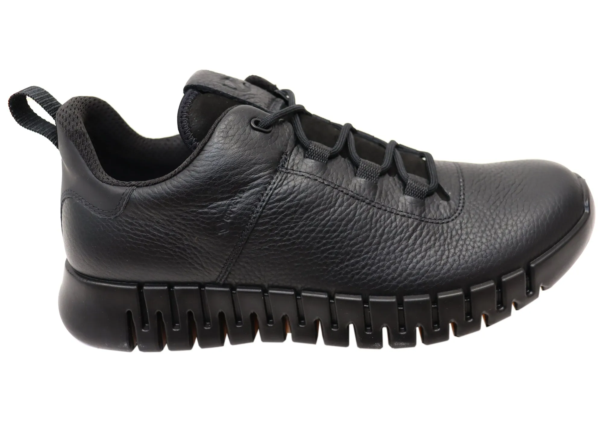 Heat Guard ECCO Mens Comfortable Leather Gruuv GTX Sneakers Shoes