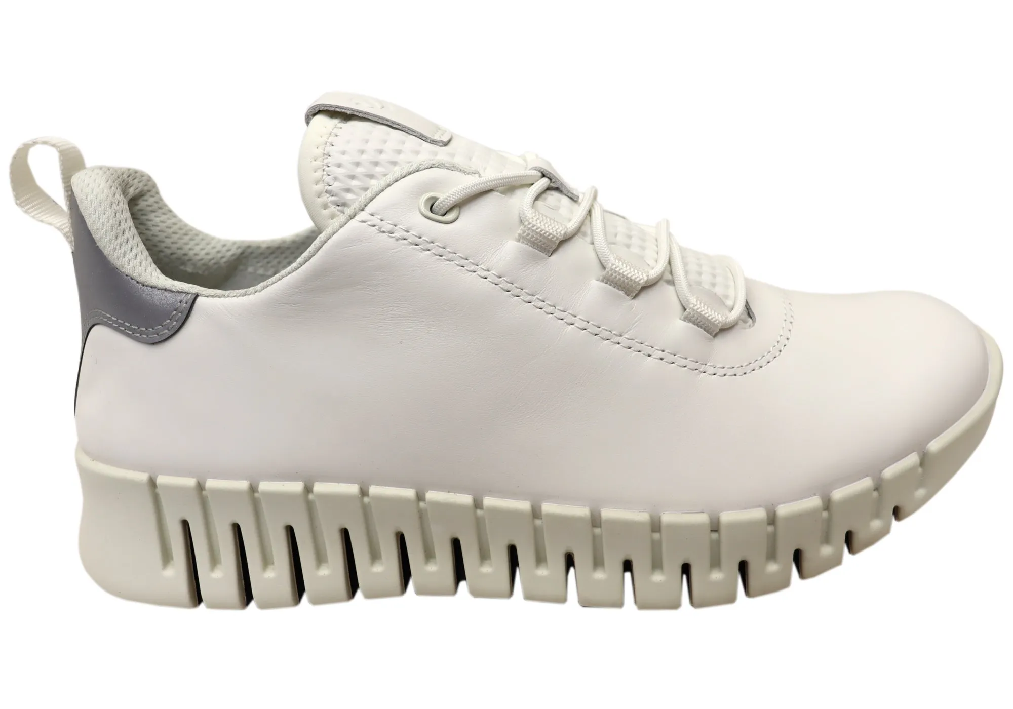 ECCO Womens Comfortable Leather Gruuv Sneakers Shoes Pastel tone