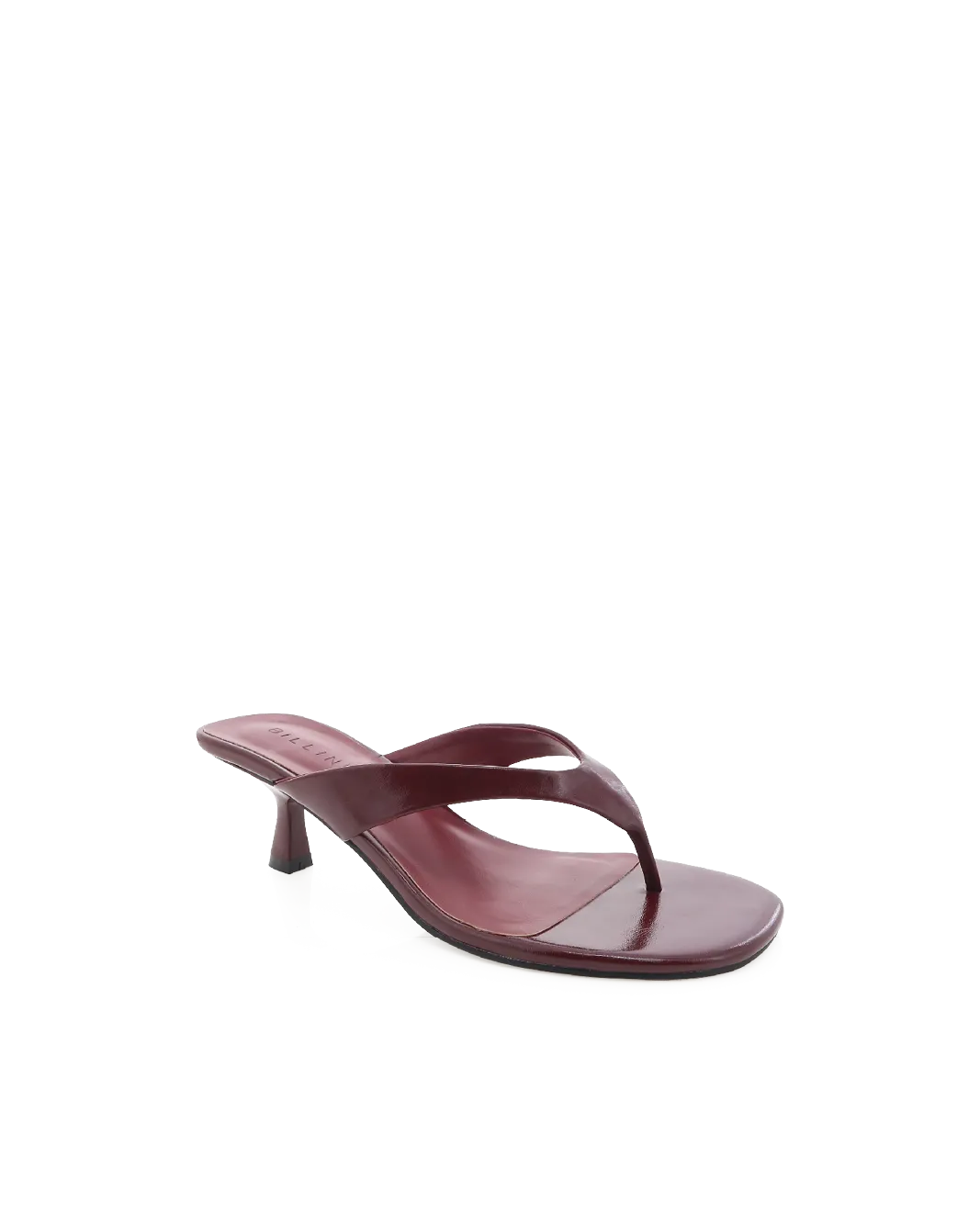 Slip-On Heels NIESHA - DARK CHERRY SHINE