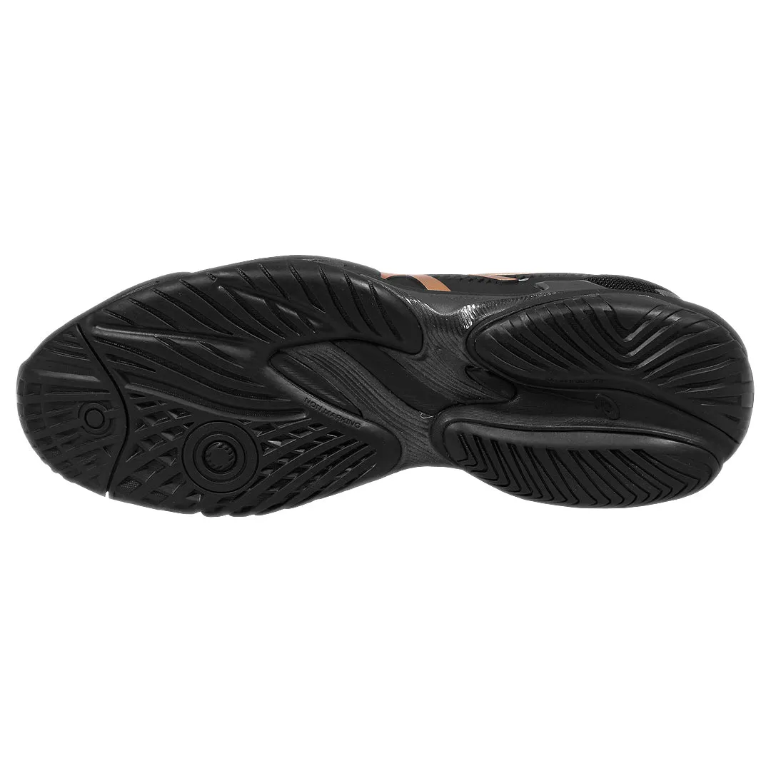 Asics Men's Court FF 3 Novak Night Energy - Black/Prism Gold Lace Secure