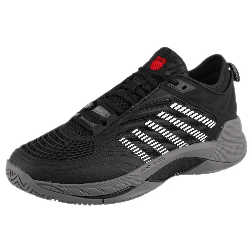 K-Swiss Men's Hypercourt Supreme 2 - Black/Steel Gray Sustainable Design Playground Ready