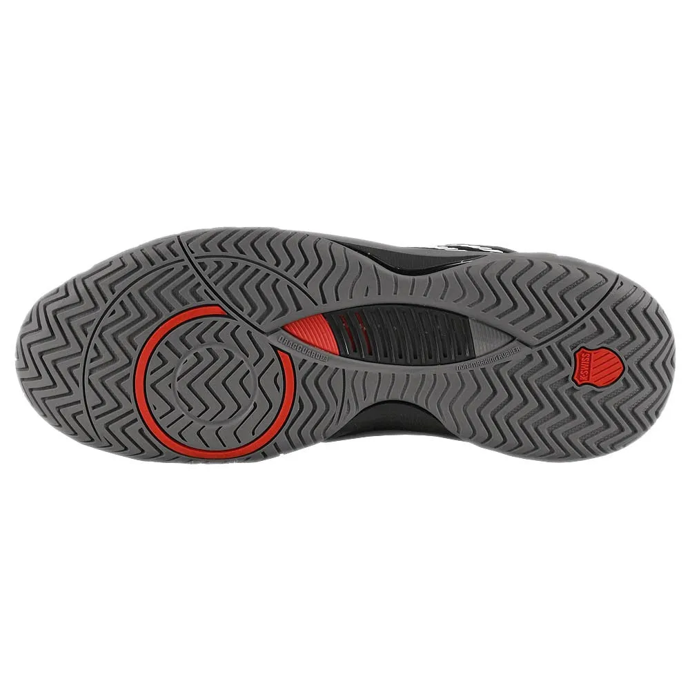 Performance Step K-Swiss Men's Hypercourt Supreme 2 - Black/Steel Gray