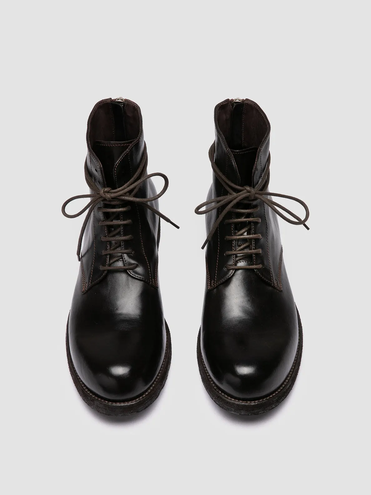 BULLA DD 102 - Brown Leather Lace-up Boots Relaxed Feel