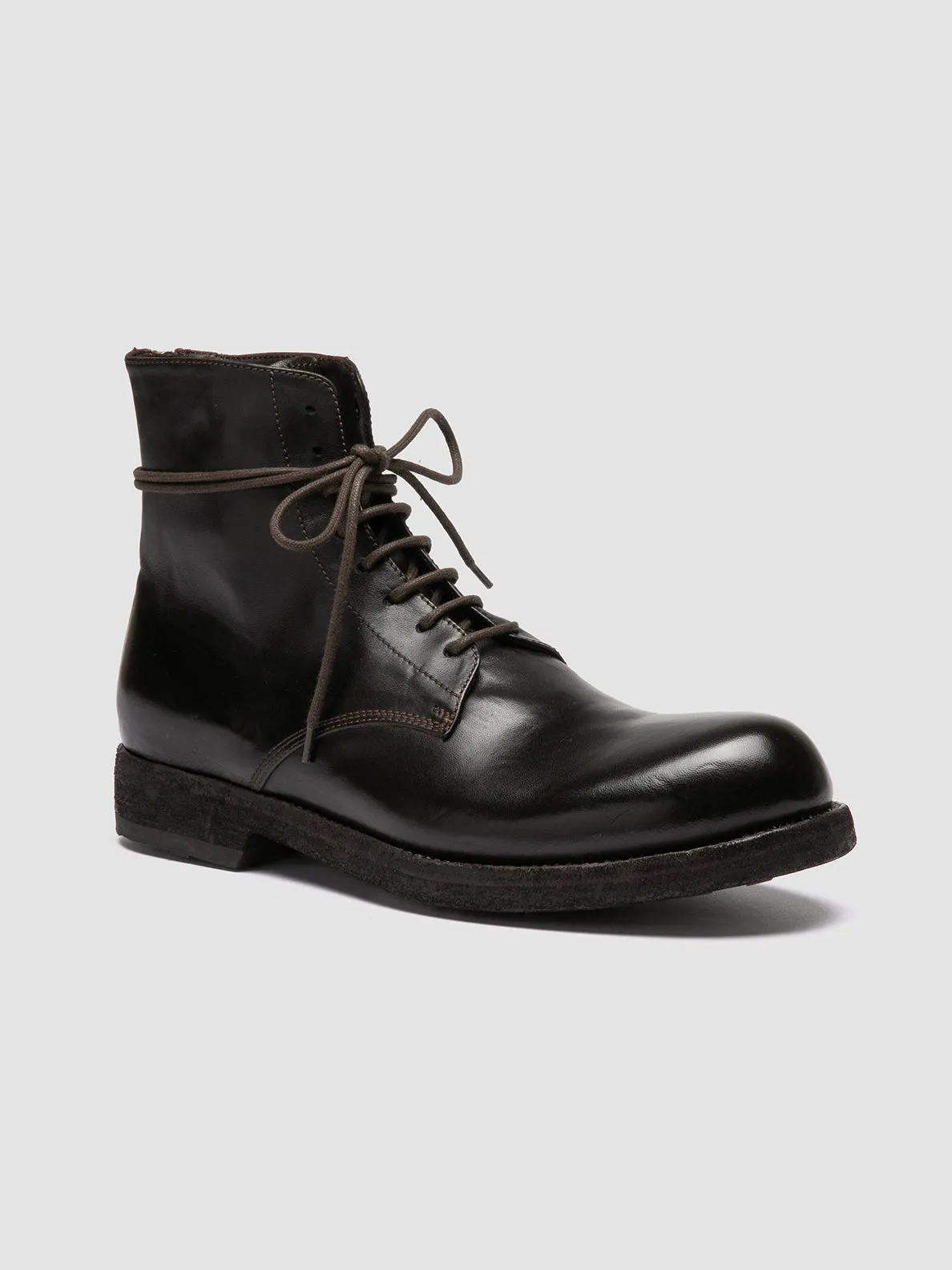 Day Wear BULLA DD 102 - Brown Leather Lace-up Boots