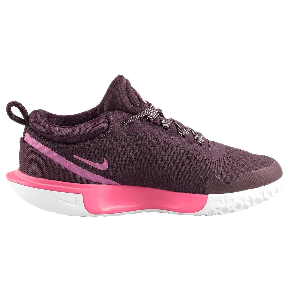 Nike Women's Court Zoom Pro - Premium - Burgundy Crush/Pinksicle Flexible Sole Cushioned look
