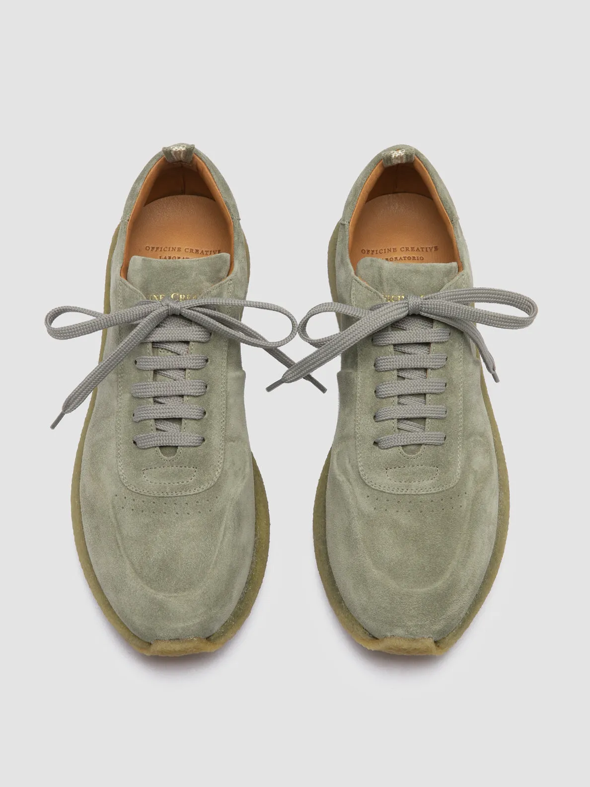 LEGEND 001 - Grey Suede Sneakers Sleek cushioning Functional Design