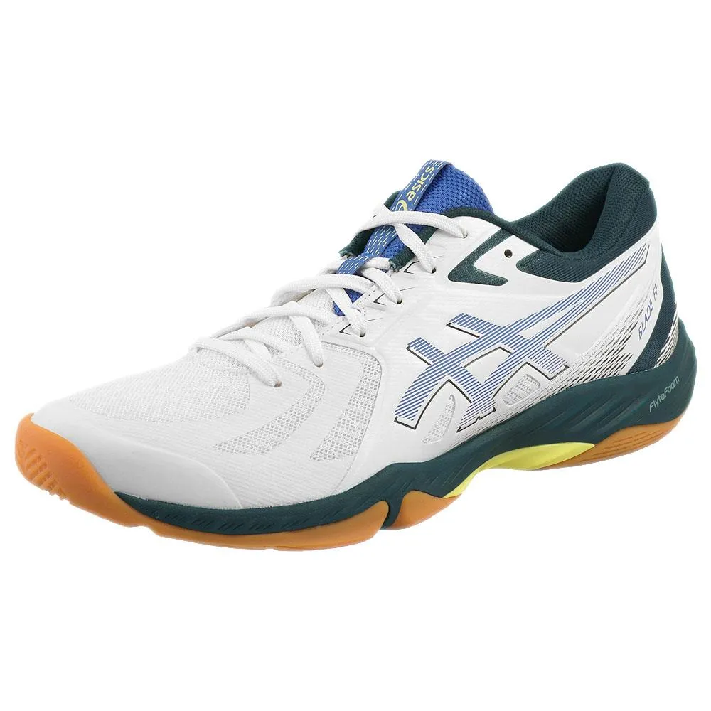 Floor Hold Secure Edge Asics Men's Blade FF - White/Illusion Blue
