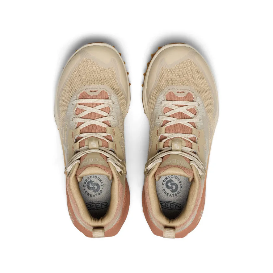Women's Zionic NXT Waterproof Hiking Boot  |  Safari/Cork Rock Climbing Boots Maximum Traction