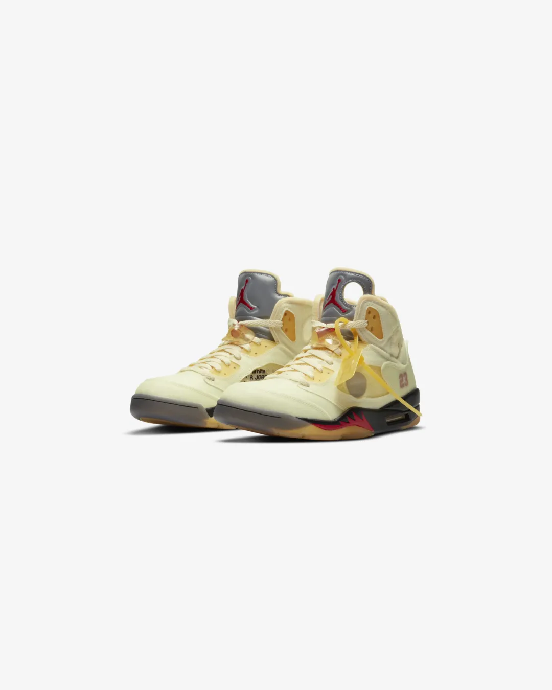 Elderly EVA sole Air Jordan 5 Retro Off-White Sail Sneakers