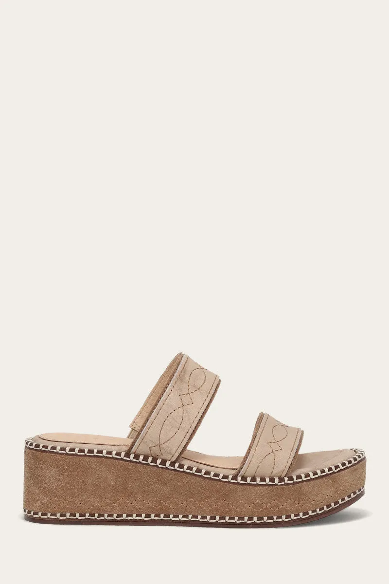 Heat Free Reinforced toe Joy Woodstock 2 Band Platform Slide