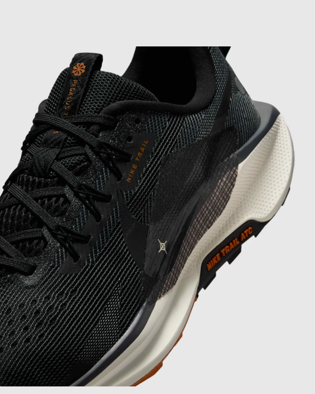 Nike React Pegasus Trail 5 Black Monarch Pale Ivory Off Noir Sneakers Convenient