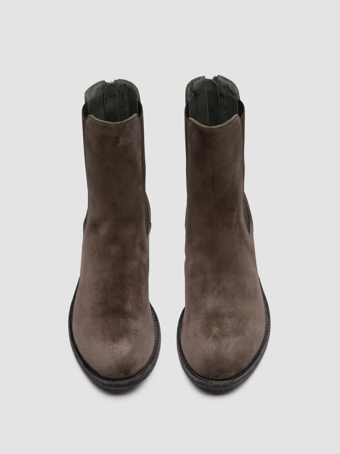 City Snap Creek Path LISON 017 - Brown Suede Chelsea Boots