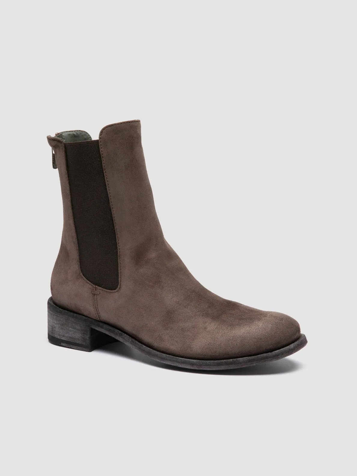 All ages LISON 017 - Brown Suede Chelsea Boots