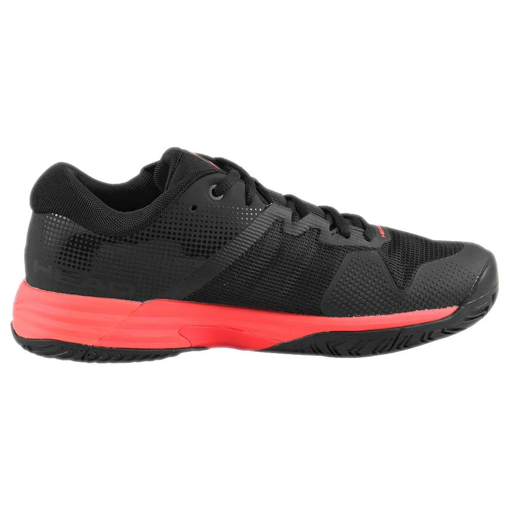 Head Women's Revolt EVO 2.0 - Pickleball - Black/Fiery Coral Active Comfort Tennis Court
