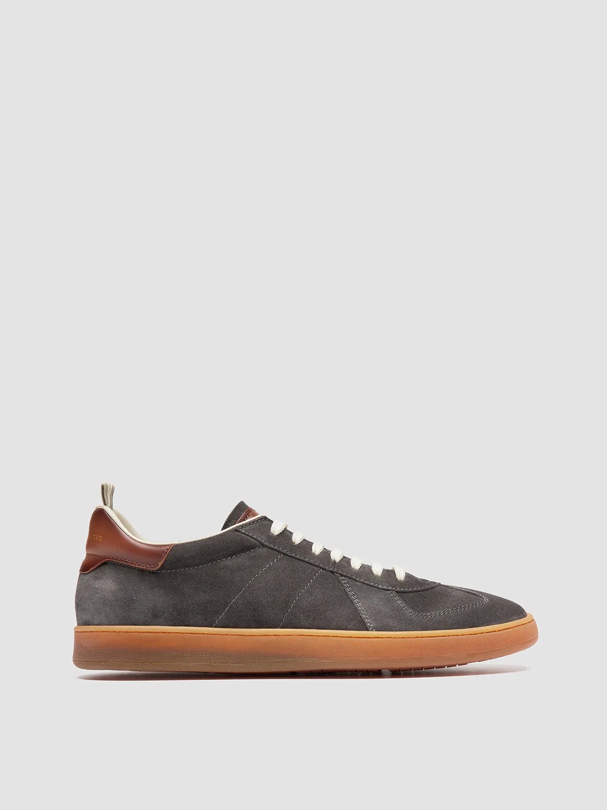 Street Drive MILITIA 002 - Grey Suede and Leather Sneakers