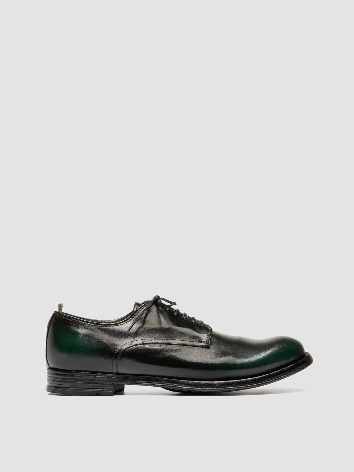 ANATOMIA 012 - Green Leather Derby Shoes Refined Urban Edge Office Routine