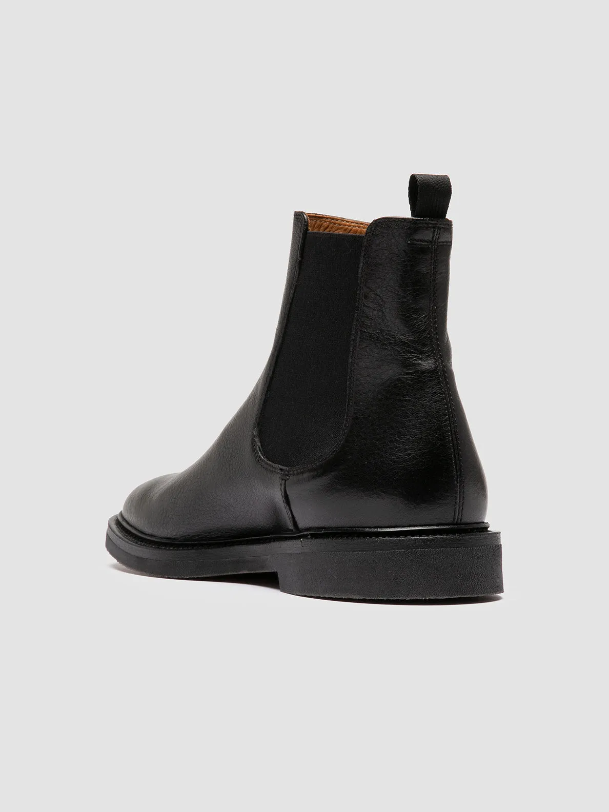 Training Ready HOPKINS FLEXI 204 - Black Leather Chelsea Boots