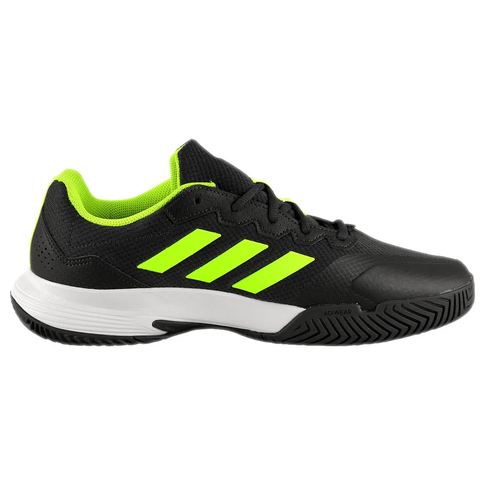 Athletic Choice Comfort Runner adidas Men's GameCourt 2 - Carbon/Lucid Lemon