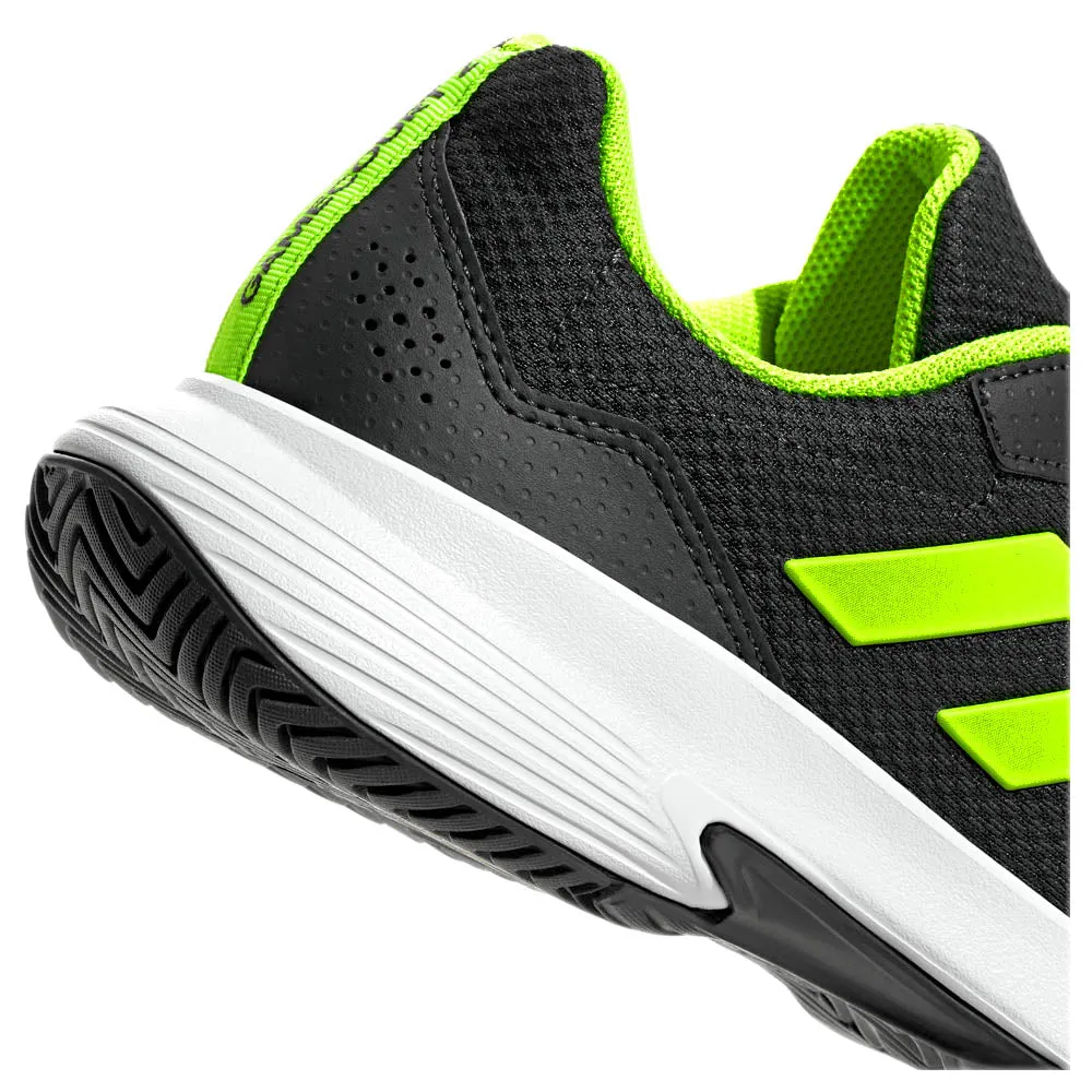 adidas Men's GameCourt 2 - Carbon/Lucid Lemon Midsole Cushion Elite Athlete