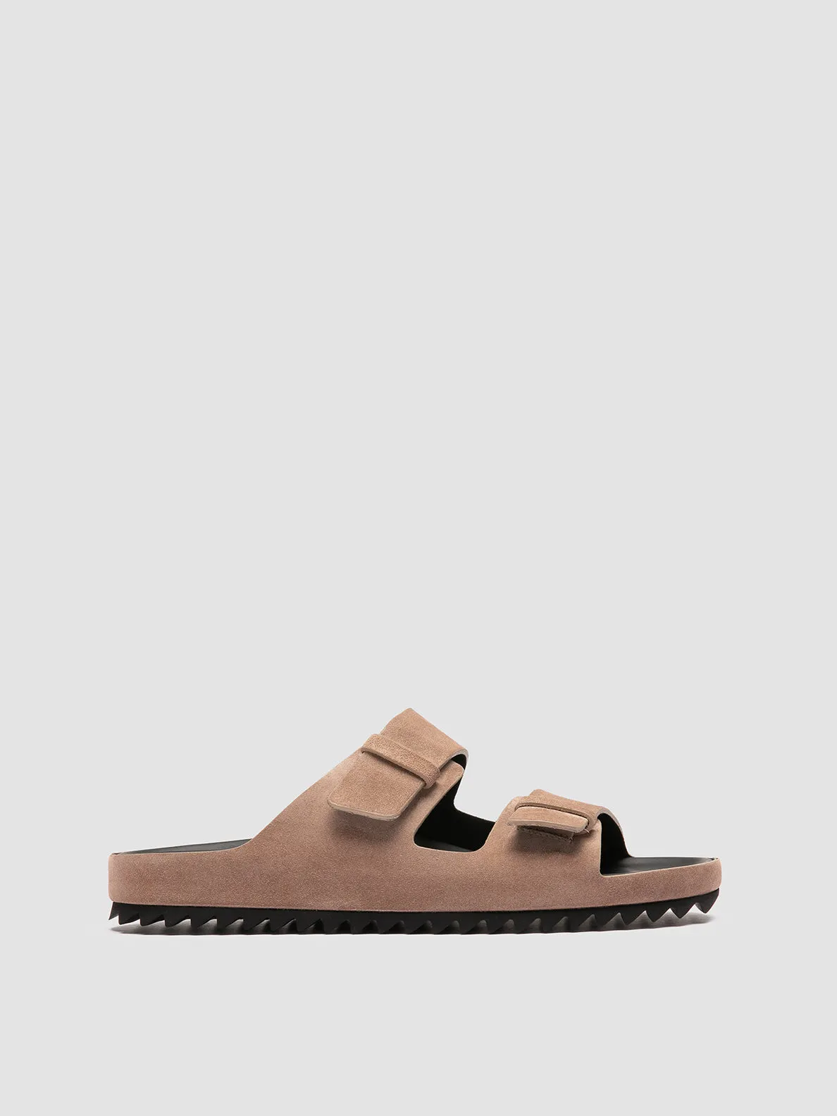 Arch support On The Move AGOR?? 010 - Taupe Suede Slide Sandals