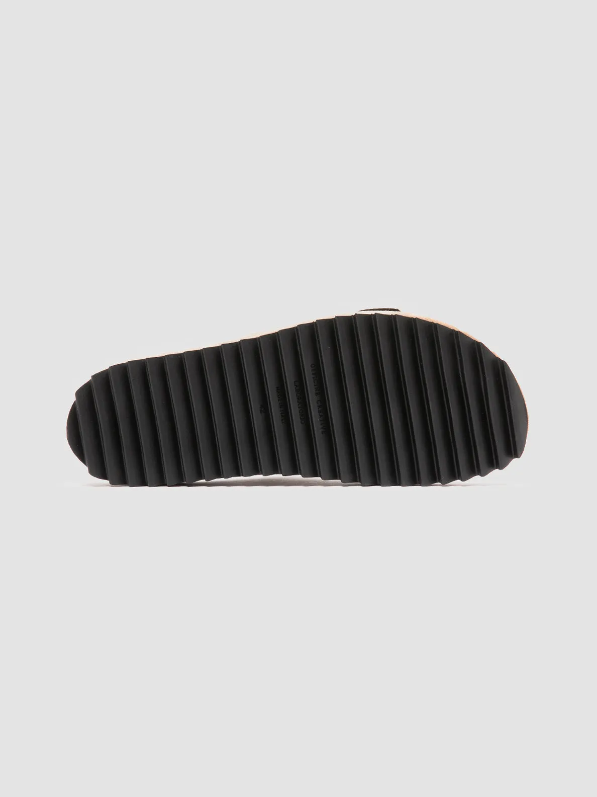 Modern Cushioning AGOR?? 010 - Taupe Suede Slide Sandals