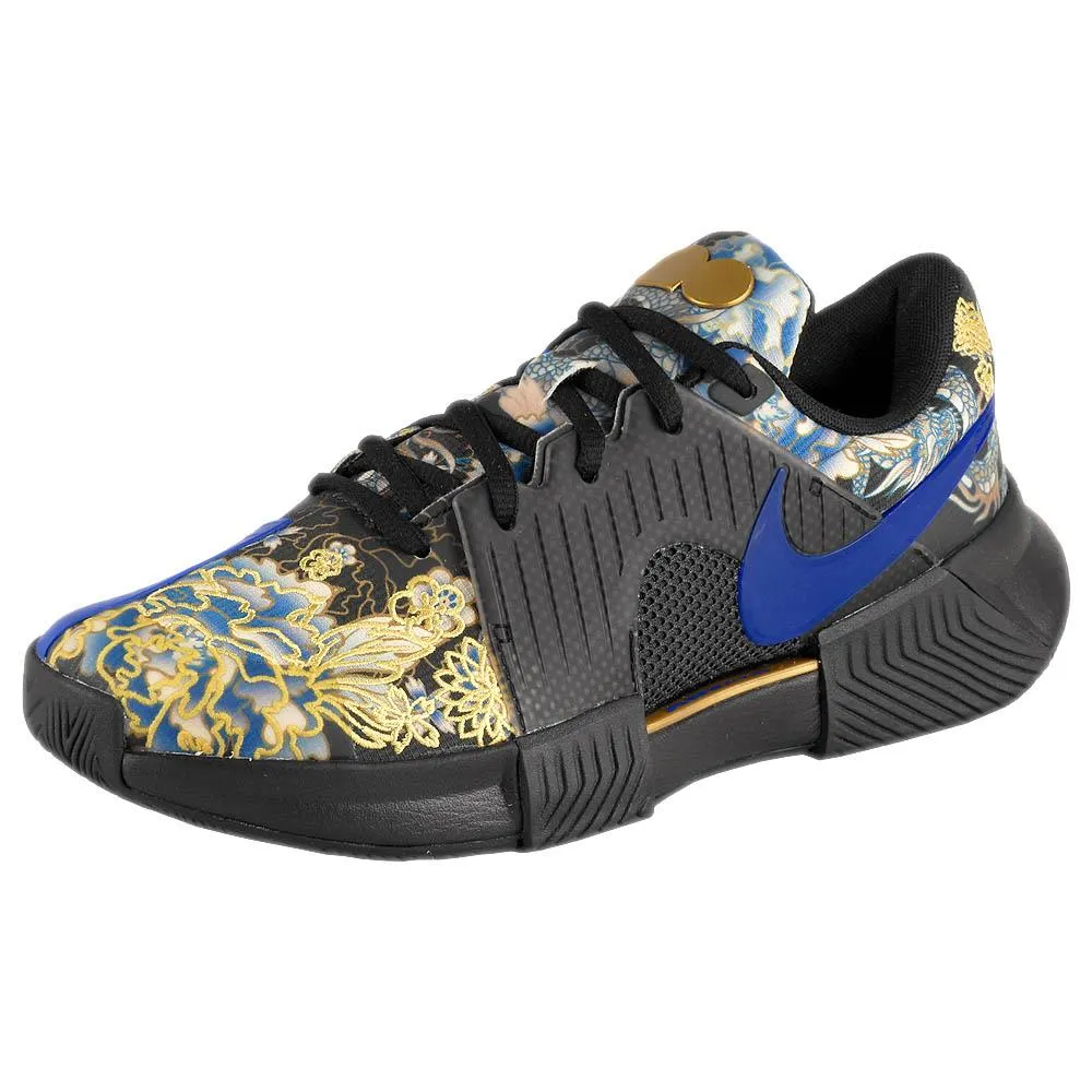 Nike Women's Air Zoom GP Challenge 1 - Osaka - Premium - Black/Racer Blue Foot Friendly