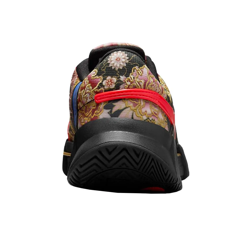 High-Traction Sole Nike Women's Air Zoom GP Challenge 1 - Osaka - Premium - Black/Racer Blue
