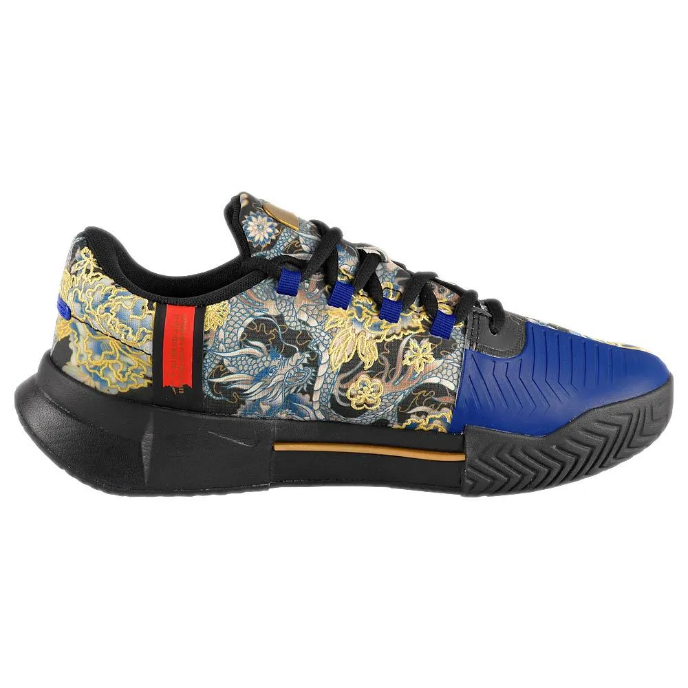 Breathable piece Balanced Fit Nike Women's Air Zoom GP Challenge 1 - Osaka - Premium - Black/Racer Blue
