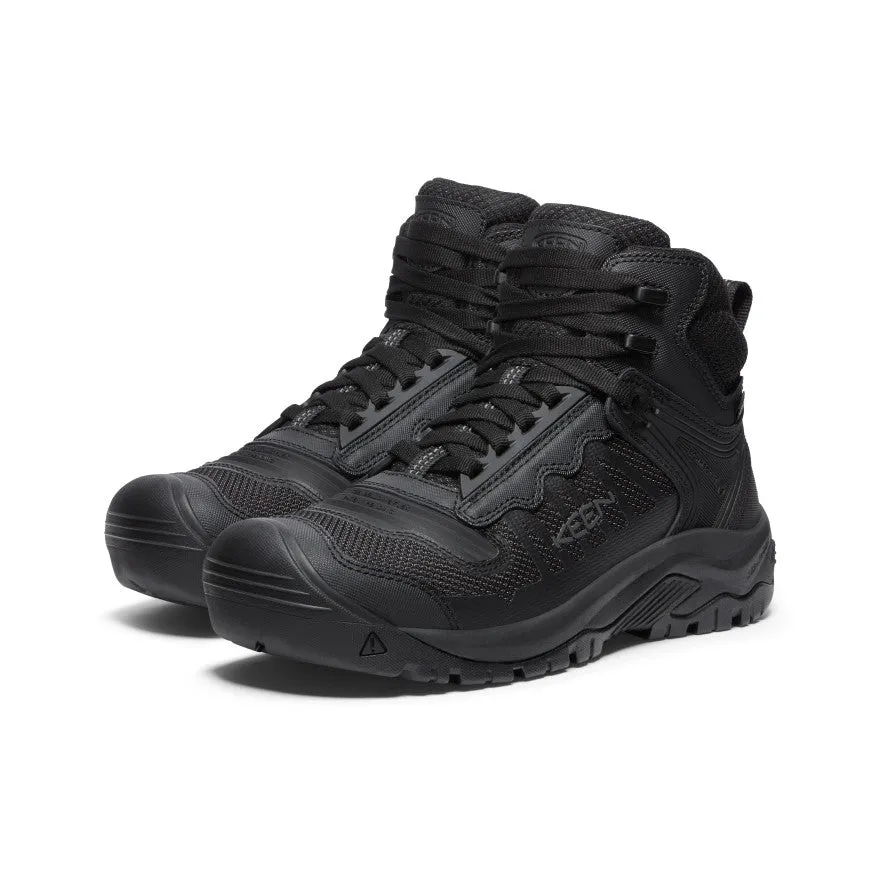 Resilient Sole Men's Reno Waterproof Mid (Soft Toe)  |  Black/Black