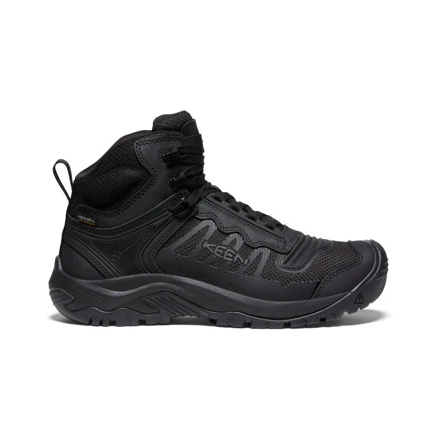 Men's Reno Waterproof Mid (Soft Toe)  |  Black/Black Backpacking Boots