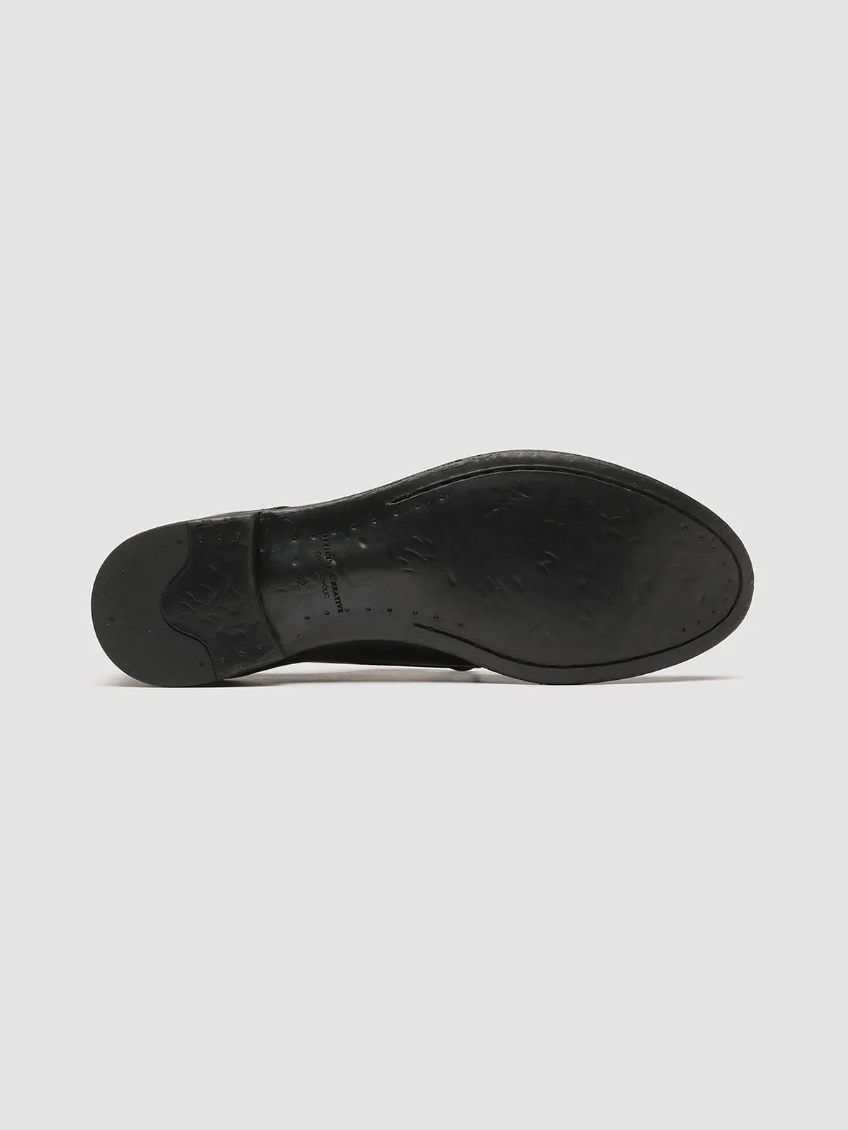 ARC 515 - Black Leather Derby Shoes Polished Look