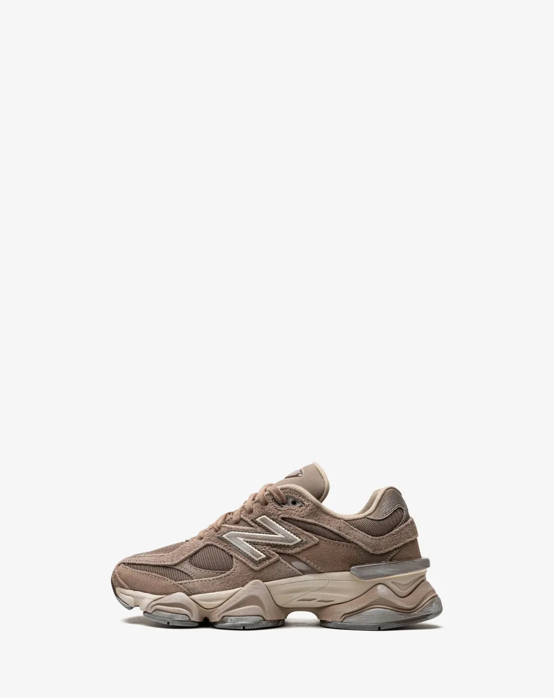 New Balance 9060 Mushroom Brown Sneakers buckle - strap shoes