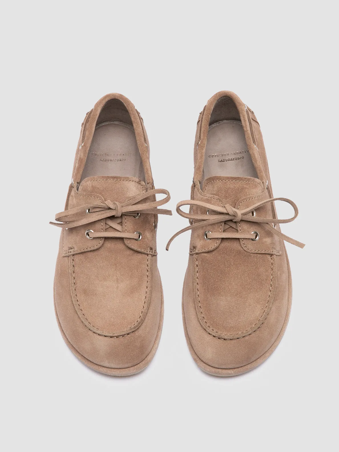 Campus Pace LOVE 101 - Taupe Suede Boat Shoes