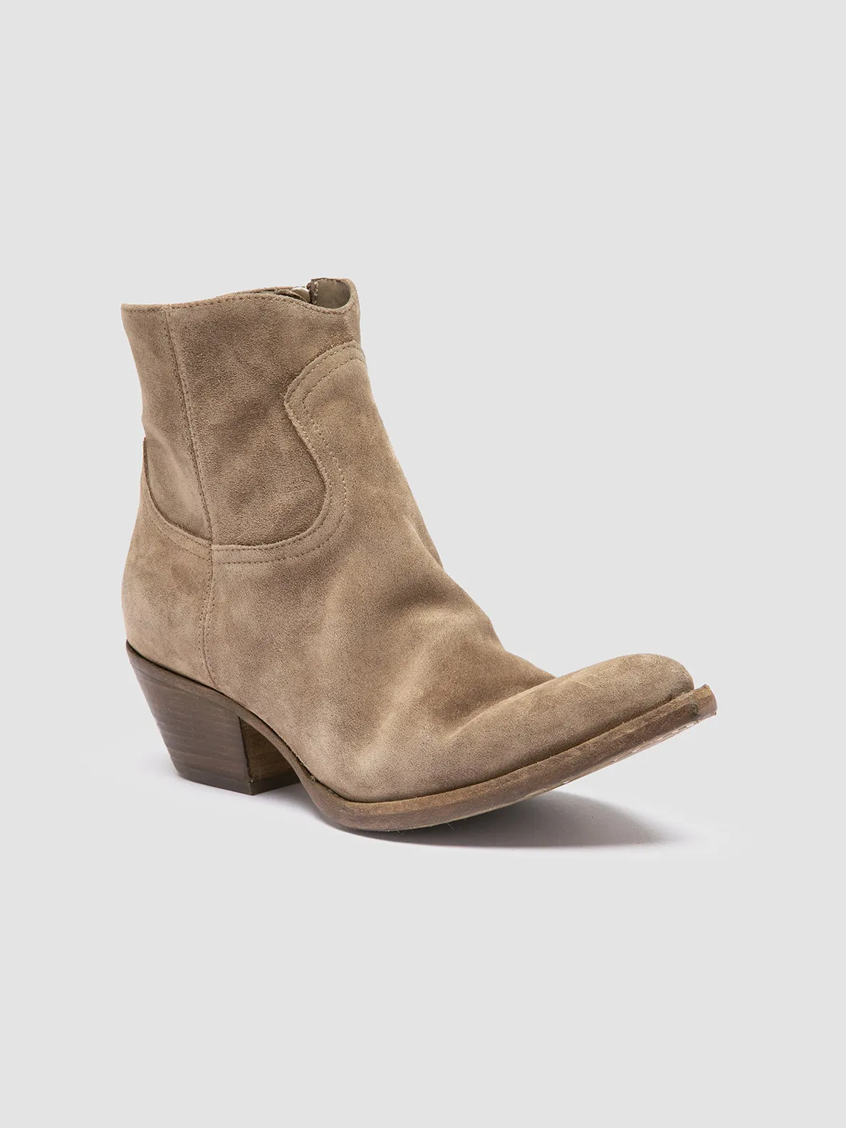 City Life Travel Walk WANDA DD 103 - Taupe Suede Zip Boots