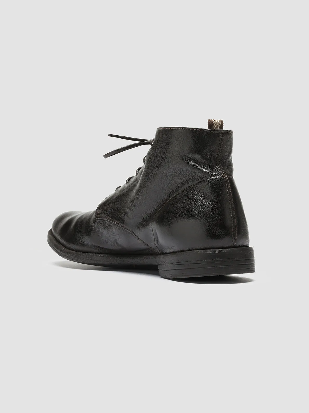 Lightweight Build Cushioned lining ARC 513 - Brown Leather Ankle Boots