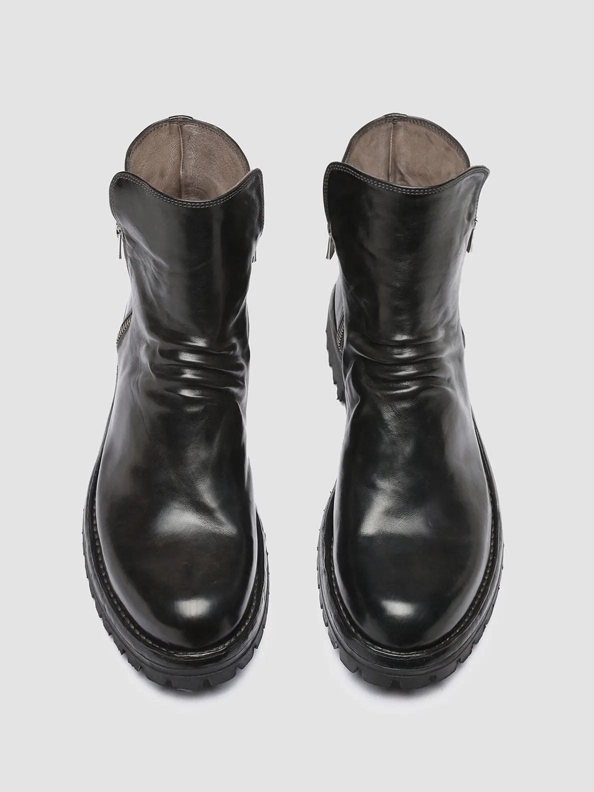 Foot Arch All Comfort IKONIC 004 - Grey Leather Zip Boots