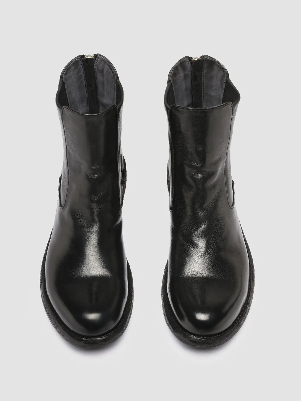 LEGRAND 229 - Black Leather Zip Boots Calm Walk Peak Jog