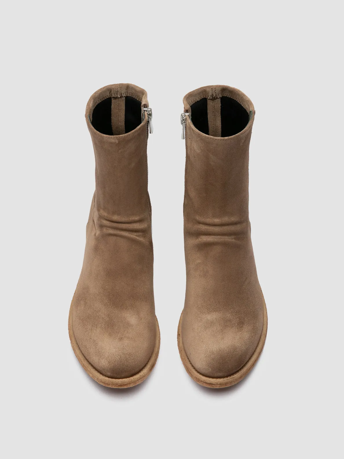 LISON 041 - Brown Suede Ankle Boots Eco Friendly