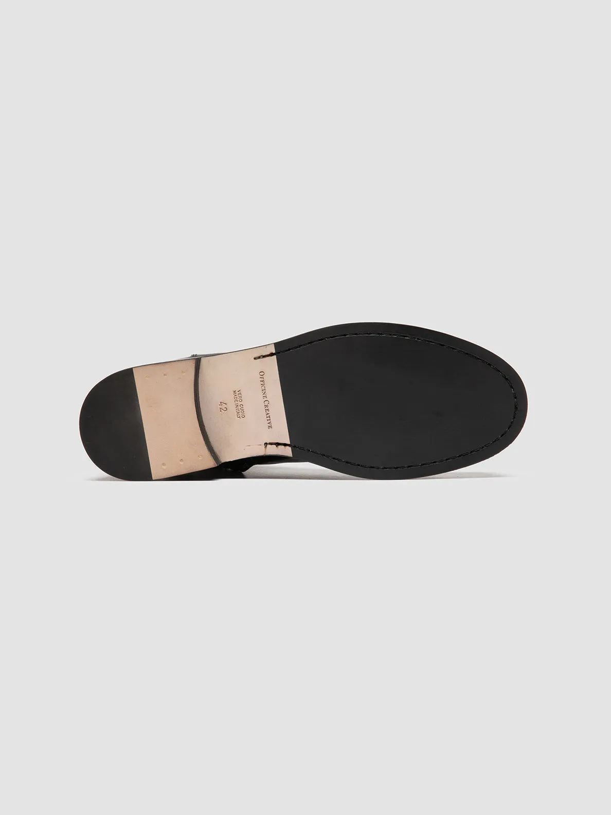 BULLA 001 - Black Leather Derby Shoes All Purpose Shoes