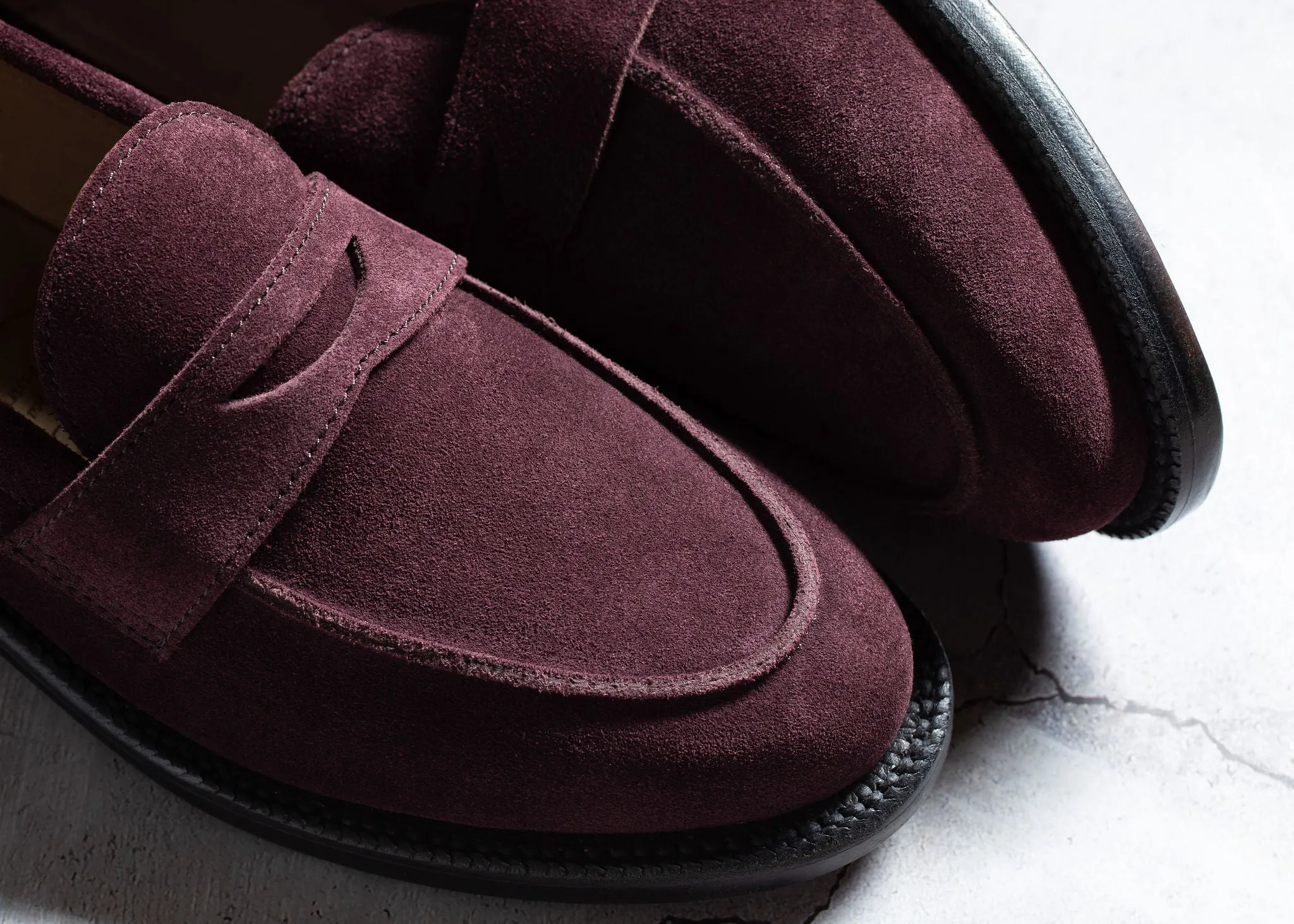 Clara Penny Loafer Berry Suede Orthopedic Comfort Free Power
