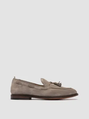 OPERA 002 - Grey Suede Tassel Loafers Ultra-soft shock absorption