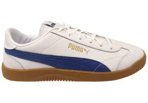 Puma Mens Club 5v5 Comfortable Leather Lace Up Sneakers Energy Powered Urban Gear