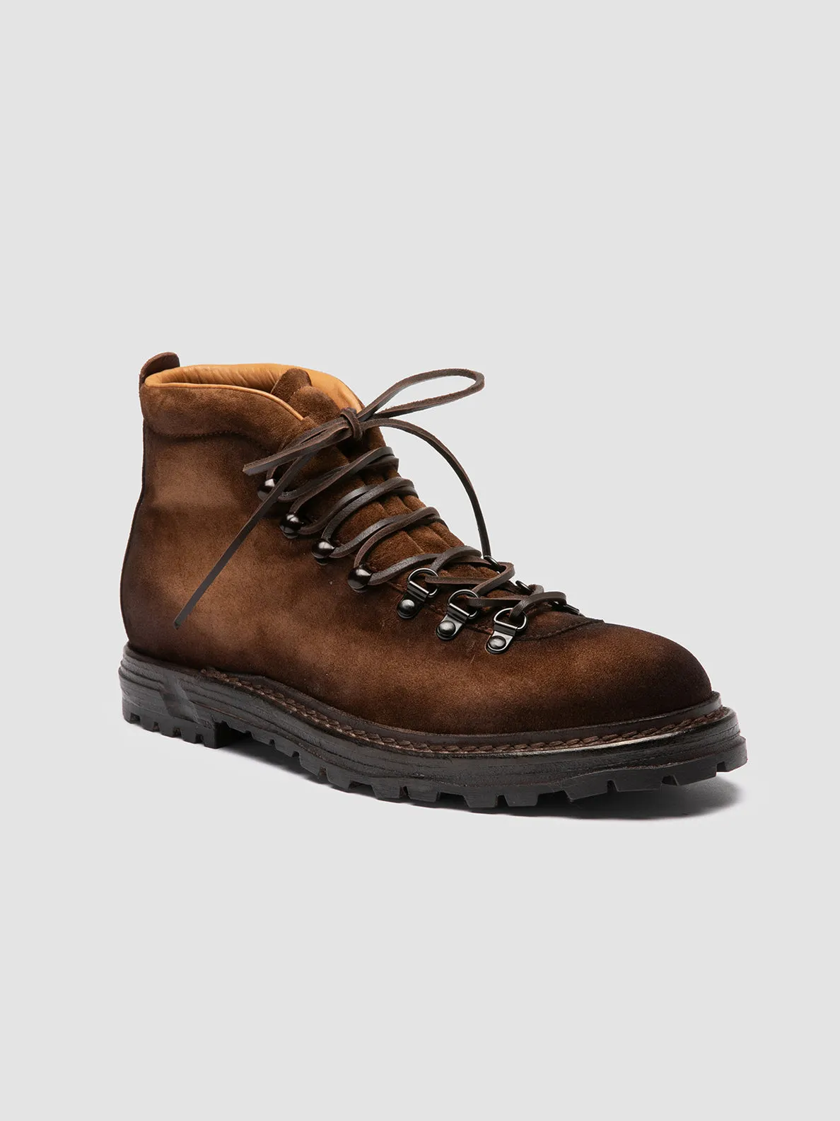 Breathable Design ARTIK 001 - Brown Suede Lace Up Boots