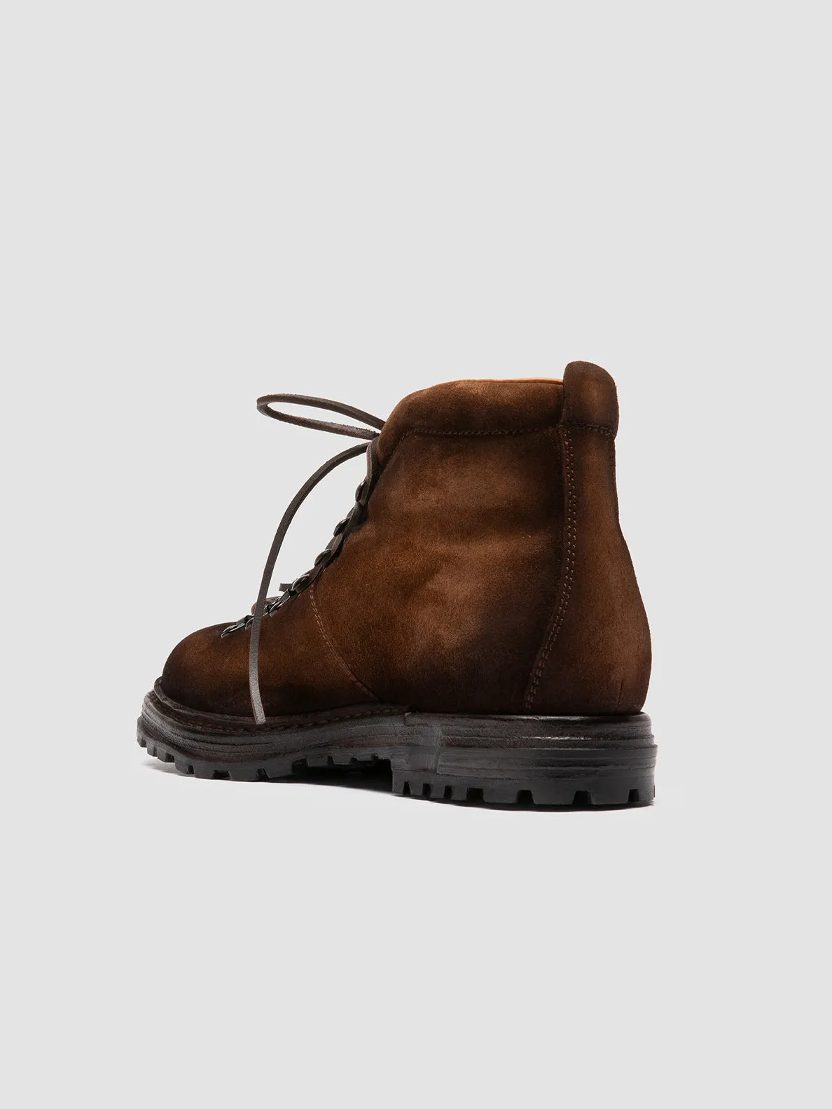 Padded Arch Core Flex ARTIK 001 - Brown Suede Lace Up Boots
