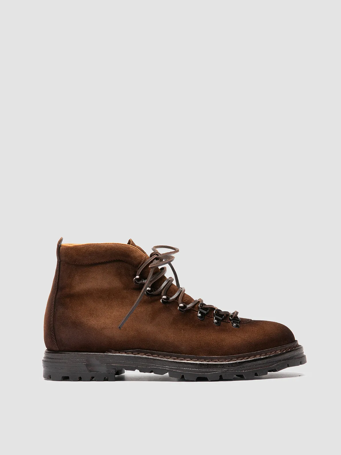 ARTIK 001 - Brown Suede Lace Up Boots Elevated traction