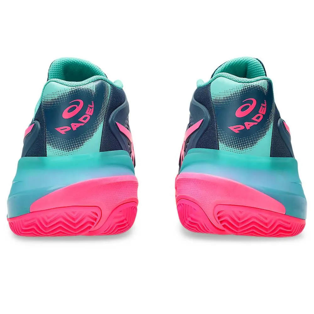 Asics Men's Gel-Resolution X - Padel - Mako Blue/Hot Pink Layered sole